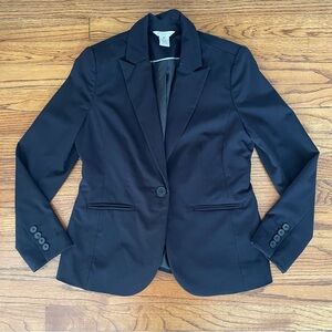 Liz Claiborne Petite Black Blazer Suit Jacket Women’s Size 4 Petite